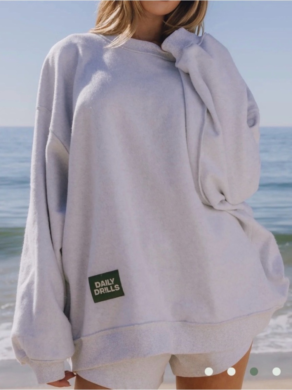 Daily Drills Grey Fleece Sweater - Picture 2 of 5